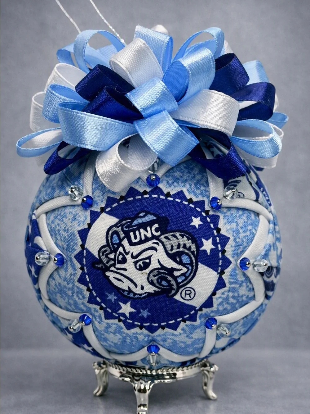 UNC Tar Heels Christmas Ornament